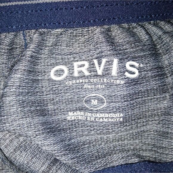Orvis Mens Medium Blue Lounge Pants - Picture 7 of 9